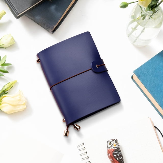 Tyidzon Notebook Leather Notebook Travel Diary Student Notebook, Back to School Supplies