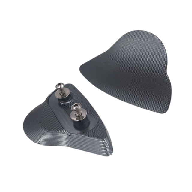 jinwen 2 Pieces Motorcycle Mirror Block Off Plates for -r6 2017-2024 gray