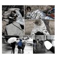 thumbnail image 2 of 4X Rescue Emergency Blanket Space Thermal Survival Blanket Warm Blanket Thermal Insulation Sleeping Blanket 140x210cm,4 x Rescue Emergency Blanket,Silver, 2 of 6