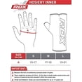 thumbnail image 2 of RDX, Hands wraps Inner Gloves , Half Finger Elasticated Bandages, Pink, M, 2 of 5