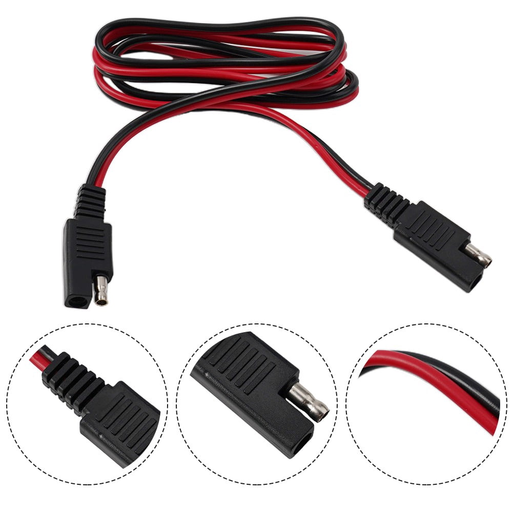 Câble d'Extension Connecteur SAE vers SAE pour Voiture, Moto, VR, Chargeur de Batterie