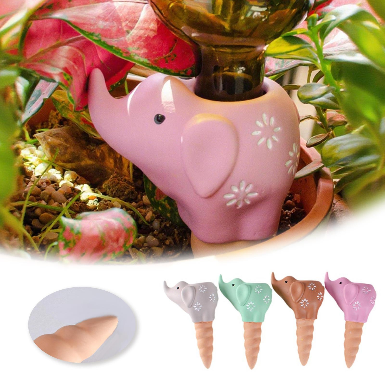 4 Clay Watering Ceramic Watering With Self Watering Clay Pots Decoration For And Garden Rubber Seal for Garden Hose End Female Heavy Water Hose Reel 3ft Garden Hose Connector Female to Male Female