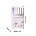thumbnail image 2 of RKSTN Table de Chevet en PVC Décor Tables de Nuit Meubles Tables d'Appoint Table de Nuit Armoire d'Angle Table d'Appoint de Chambre Petites Tables d'Extrémité pour Chambre, 2 of 5