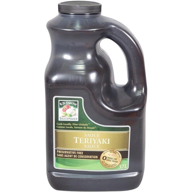 E.D. Smith - Sauce Teriyaki - 3,78 Litre - 2 Ct - Glaçage Savoureux, Sucré et Infusé au Gingembre pour la Cuisine Asiatique Professionnelle (2 X 3,78 L)