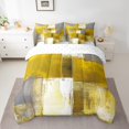thumbnail image 2 of YST 7-Piece Oil Painting Comforter Set Ombre Gradient Graffiti Abstract Design, Queen – Artistic and Trendy, 2 of 4