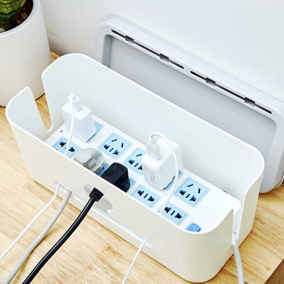 Dvkptbk Cable Management Box, Cable Organizer Box, Large And Medium Size, Cord Hider Box To Hide Surge Protector Cover On Desk Or Floor