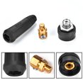 thumbnail image 4 of 1Pcs DKJ10-25 Black European Style Welding Cable Rapid Connector Quick Fitting Adapter, 4 of 9