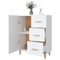 thumbnail image 2 of vidaXL Sideboard White 69.5x34x90 cm Engineered Wood, 2 of 5