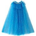 thumbnail image 3 of Rainbow Summer Cape Cloak for Girl Princess, 3 of 5