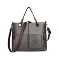 thumbnail image 1 of Vaidha Women閳ユ獨 Tote Handbag Multi Pockets Crossbody Bag Retro, 1 of 1