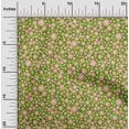 thumbnail image 1 of oneOone Cotton Jersey Green Fabric Floral & Texture Craft Projects Decor Fabric Printed By The Yard 58 Inch Wide, 1 of 4