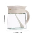 thumbnail image 3 of Kitchen Spice Jars, Leak-Proof Sealing, Transparent Glass Container, Wide Mouth Design, For Cooking, Baking, Pantry Organization, Countertop Storage, 3 of 5