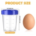 thumbnail image 3 of Clearance! Shiogb 120ml Salad Dressing Container 10Pc, Storage Rack, 4 Ounce Dressing Container Leak Proof Seasoning Container with Lid Reusable Screw Lid Plastic Container, 3 of 7
