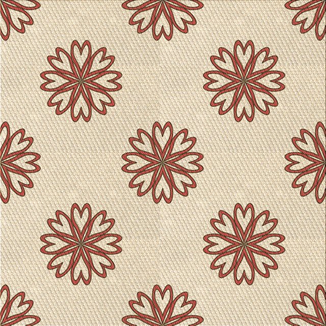Ahgly Company Tapis d'Intérieur Lavable en Machine Carré Transitionnel Beige Blé, 5 Pieds Carré