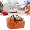 thumbnail image 4 of Multifunctional Sewing Machine Storage 46x23x32cm Sew Machine Tote Orange, 4 of 8