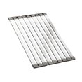thumbnail image 1 of Lipstore Dish Drying Rack Nonslip over The Sink Stainless Steel Foldable Dish Drainer 55cmx32.5cm, 1 of 8
