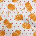 thumbnail image 1 of oneOone Rayon Dark Peach Fabric Cherry Sewing Craft Projects Fabric Prints By Yard 56 Inch Wide, 1 of 4