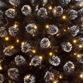 thumbnail image 5 of Holiday Time 6.5' pre-lit Branford Frosted Pine Black Tree, Black, 5 of 5