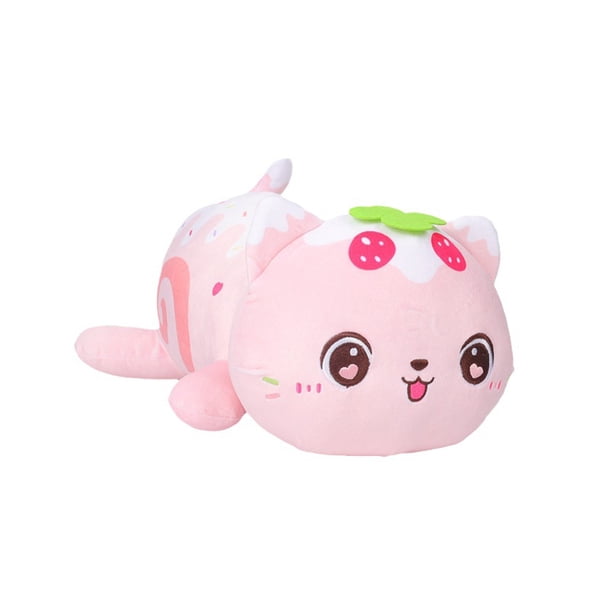 Peluche en forme d'oreiller chat noir • Ma Peluche