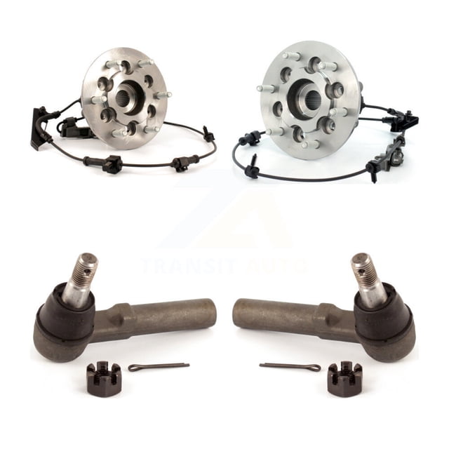 Transit Auto Front Wheel Bearing and Tie Rod End Kit for Car Chevrolet Colorado GMC Canyon Isuzu i-350 - Left Right Side (Driver Passenger) K7T-100328