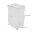 thumbnail image 4 of Boîtier de Protection Verrouillable en Acier Inoxydable Robuste 2-Gang Étanche pour Prise Électrique Protection Murale pour Maison et Bureau, 4 of 8