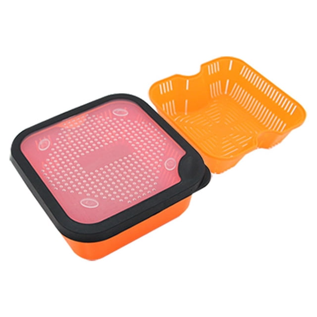 Lefu 2in1 PELLET STRAINER With Inner Frame Ourdoot Fishing Tackle Storage Tool Parts For Draining Carp Fishing Redworm Bait Box