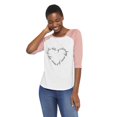 thumbnail image 1 of George Women's Raglan Baseball T-Shirt, 1 of 6
