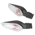 thumbnail image 3 of Turn Signal, Yellow Light Durable Low Power Consumption 2pcs 12V Turn Lamp  For Motorbike Black Lens,Transparent Lens, 3 of 8