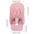 thumbnail image 2 of WIFKLSIIPG High Chair Cushion with Soft Leather High Chair Cover Foldable High Chair Insert Cushion PU Leather Kids Dining Room Cushion Suitable Children, 2 of 5