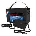 thumbnail image 1 of KEPWORTH Lithium Battery 12V 100Ah LiFePO4 Batteries with 100A BMS, Deep Cycle Rechargeable Lithium Iron Phosphate Battery, for Solar, Marine, Trolling Motor, 1 of 7