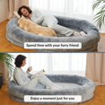 thumbnail image 1 of Large Pet Bed Dog Bed For Humans Size Fits You And Pets, Sleeping Dog Nest, 1 of 5