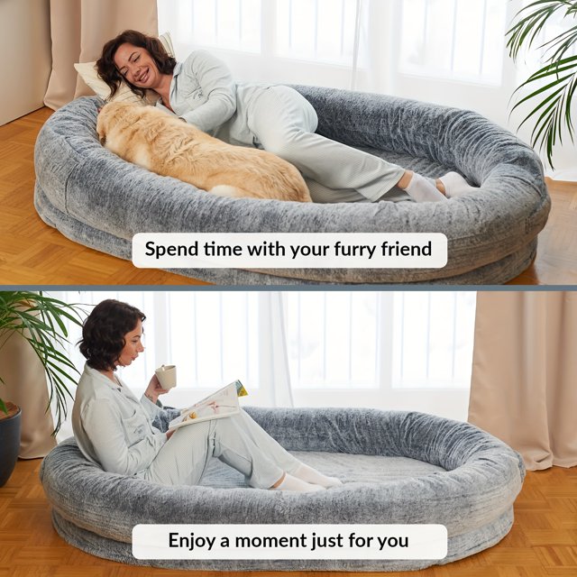 Large Pet Bed Dog Bed For Humans Size Fits You And Pets, Sleeping Dog Nest
