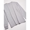 thumbnail image 4 of Hanes T-Shirts à Manches Longues à Col Ras du Cou ComfortSoft pour Hommes, Lot de 4, TG, Acier Clair, 4 of 7