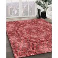 thumbnail image 3 of Ahgly Company Tapis Rectangulaire Lavable en Machine Rouge Transitionnel, 8 Pieds x 10 Pieds, 3 of 7