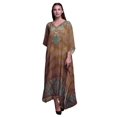 thumbnail image 1 of Phagun Kaftan Ethnique de Plage, Paréo de Bikini, Robe Maxi pour Femmes, Long Caftan-TG-2X-3X, 1 of 4