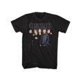 thumbnail image 1 of NSYNC Stark Group Shot Black Adult T-Shirt Tee, 1 of 2