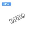 thumbnail image 3 of Unique Bargains Compression Spring, 5 Pack 304 Stainless Steel, 8mm OD, 0.8mm Wire, 25mm Length, 3 of 6