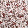 thumbnail image 1 of oneOone Cotton Silk Maroon Fabric Tropical Leaf With Abstract Texture Sewing Craft Projects Fabric Prints By Yard 42 Inch Wide, 1 of 4