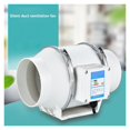 thumbnail image 3 of Round Exhaust Fans Home Silent Inline Pipe Duct Fan Bathroom Extractor Ventilation Kitchen Toilet Wall Air Clean Ventilator ,Long Lasting, 3 of 6