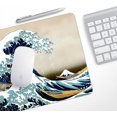 thumbnail image 5 of Japanese Mouse Pad Kanagawa Sea Wave Design Gaming Mousepad Non-Slip Rubber Square Small Mouse Pads for Wireless Mouse Laptop Computer Mouse Mat Desk Decorative Accessories Office Supplies, 5 of 5