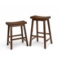 thumbnail image 2 of Topline Home Furnishings 29" Cherry Wooden Stool, 2 of 2