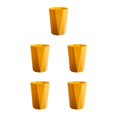 thumbnail image 1 of ZheElen PP Office And Home Waste Bin - 6L Capacity Easy Access Kitchen Large Capacity Kitchen Bedroom Yellow L 5Set, 1 of 6