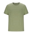 thumbnail image 2 of Plebaso Men's Short Sleeve Crew Neck T-Shirts Casual Solid Color Tshirts Breathable Mens Summer Basic Tees, 2 of 5