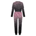 thumbnail image 5 of Ventes de Liquidation Tenues tumgatte pour Femmes Tenues Décontractées Grande Taille Tenues d'Automne pour Femmes Ensemble de Détente Mode Imprimé Manches Longues Col Rond Pull Hauts et Pantalons Survêtements pour Femmes Ensemble 2 Pcs, 5 of 5