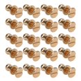 thumbnail image 1 of Filfeel 20Pcs Round Head Solid Copper Nail Rivet Button 7x5mm DIY Round Head Stud Spot Screwback For Leather Craft Decoration Bag Shoes Repairs(Bronze ), 1 of 8
