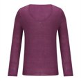 thumbnail image 2 of GigrtiJin Mens Deep V Neck Sweater Slim Lightweight Knitted Pullover Sweater Muscle Long Sleeve Low Cut Tees, 2 of 5