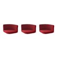 thumbnail image 3 of kurtrusly Trilateral Chair Covers Wide Application And Strong Elastic Chair Protection Made Easy Polyester Cover Chairs Decoration Wine red 3Set, 3 of 6