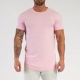 thumbnail image 2 of BOBOGOJP T-Shirts pour Homme T-Shirt à Manches Courtes Blouse Décontractée (Rose,G), 2 of 3
