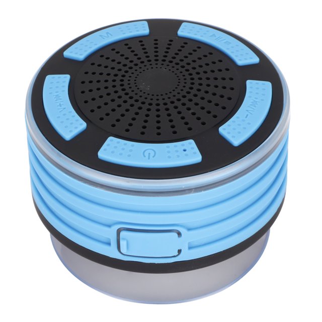 LED Light Mini Speaker, Blue 5W F013 HD Surround Sound Speaker For Outdoor For Hiking For Party