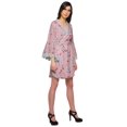 thumbnail image 3 of Moomaya Peignoir en Coton pour Femmes Robe de Chambre Imprimée Courte Peignoir de Douche Nuptiale, 3 of 6